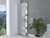 20" White Wood Freestanding Single Door Bathroom Vanity With Mirror