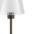 13" Antiqued Bronze USB Table Lamp With Empire Shade