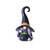 Set of Two Black Orange And Purple Polyresin Figurine