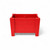 20" X 18" Red Heavy Duty Plastic Square Planter Box