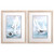 Set Of Two Sail Wind Brown Framed Print Wall Art
