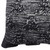 20" Black And White Geometric Cotton Throw Pillow Cover with Texture