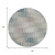 8' Sage And Ivory Round Striped Washable Indoor Outdoor Area Rug