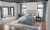 10' X 14' Ivory Taupe And Green Abstract Hand Tufted Distressed Area Rug