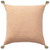 18" Off White And Orange Geometric Cotton Throw Pillow Cover