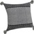 Set of Two 20" Gray Geometric Throw Pillows