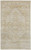 10' X 13' Gold And Ivory Floral Medallion Area Rug