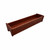 8" X 10" Mahogany Heavy Duty Plastic Rectangular Railing Planter
