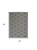 5' X 7' Dark Gray And Light Gray Geometric Indoor Outdoor Area Rug