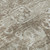 9' X 12' Taupe And Beige Damask Washable Indoor Outdoor Area Rug