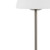 13" Nickel USB Table Lamp With Dome Shade