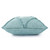 Set of Two 20" Teal Blue Diamond Cotton Throw Pillows