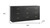 63" Black Wood Nine Drawer Triple Dresser