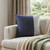 20" Indigo And Blue Patchwork Cotton Throw Pillow Cover
