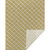 50" X 70" Gold And Ivory Geometric Microfiber Plush Throw Blanket