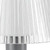 13" Gray USB Table Lamp With Empire Shade