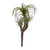 Set of Six 8" Green And Brown Artificial Succulent