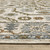 8' X 11' Ivory And Rust Floral Area Rug With Fringe