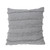 Set of Four 20" Gray Striped Cotton Throw Pillow Covers with Tufts And Texture
