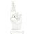 6" White Resin Hand Tabletop Sculpture