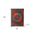 Black And Red Floral Cotton Twin Flat Sheet