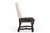 Five Piece Brown Round Solid Wood Dining Set with Four Chairs