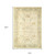6' X 9' Beige And Gray Wool Oriental Hand Knotted Area Rug