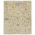 6' X 9' Gray Yellow And Green Wool Oriental Hand Knotted Area Rug With Fringe