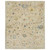 6' X 9' Gray Yellow And Green Wool Oriental Hand Knotted Area Rug With Fringe