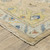 6' X 9' Gray Yellow And Green Wool Oriental Hand Knotted Area Rug With Fringe