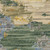 5' X 8' Beige Yellow And Rust Abstract Area Rug With Fringe