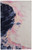 5' X 8' Pink Blue And Ivory Abstract Hand Tufted Area Rug
