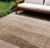 10' X 14' Brown And Beige Ombre Washable Indoor Outdoor Area Rug