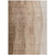 10' X 14' Brown And Beige Ombre Washable Indoor Outdoor Area Rug