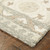 5' X 8' Ivory And Gray Wool Floral Hand Tufted Area Rug