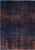 8' X 11' Blue and Brown Abstract Non Skid Area Rug