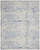8' X 12' Ivory Blue and Gray Abstract Distressed Non Skid Area Rug