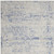 8' X 12' Ivory Blue and Gray Abstract Distressed Non Skid Area Rug