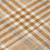 8' Brown Beige And Beige Round Plaid Washable Indoor Outdoor Area Rug