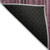 8' Pink Mauve And Blush Round Striped Washable Indoor Outdoor Area Rug