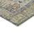 10' X 14' Wheat Terra Cotta And Black Oriental Washable Indoor Outdoor Area Rug
