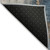 8' Taupe Black And Blue Round Abstract Washable Indoor Outdoor Area Rug