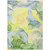 10' X 14' Yellow Abstract Washable Non Skid Indoor Outdoor Area Rug