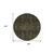 8' Charcoal Round Medallion Washable Indoor Outdoor Area Rug