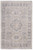 4' X 6' Tan and Gray Oriental Hand Woven Distressed Area Rug With Fringe