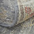 6' X 9' Gray and Blue Wool Floral Hand Knotted Area Rug
