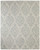 5' X 8' Ivory And Gray Floral Hand Tufted Area Rug