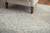 5' X 8' Ivory And Gray Floral Hand Tufted Area Rug