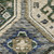 10' X 13' Ivory And Blue Medallion Area Rug With Fringe