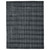 2' X 3' Charcoal And Gray Wool Plaid Hand Woven Area Rug